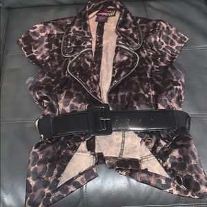 Leopard Vest from Body Central.